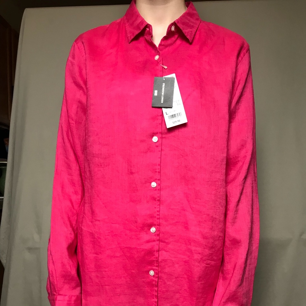Uniqlo button down top